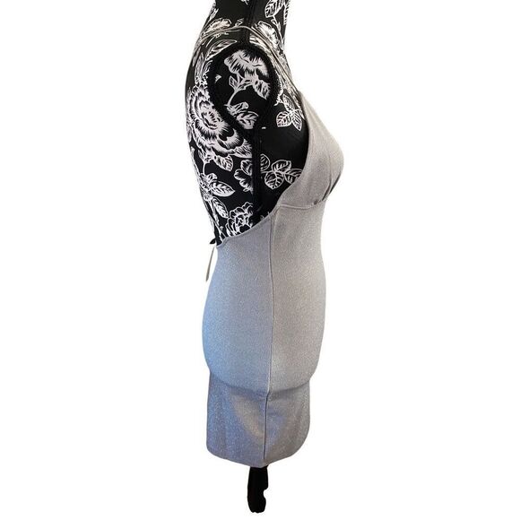 Nwt Divided Metallic Mini Dress Formal Party Clubwear Rave - Picture 4 of 13